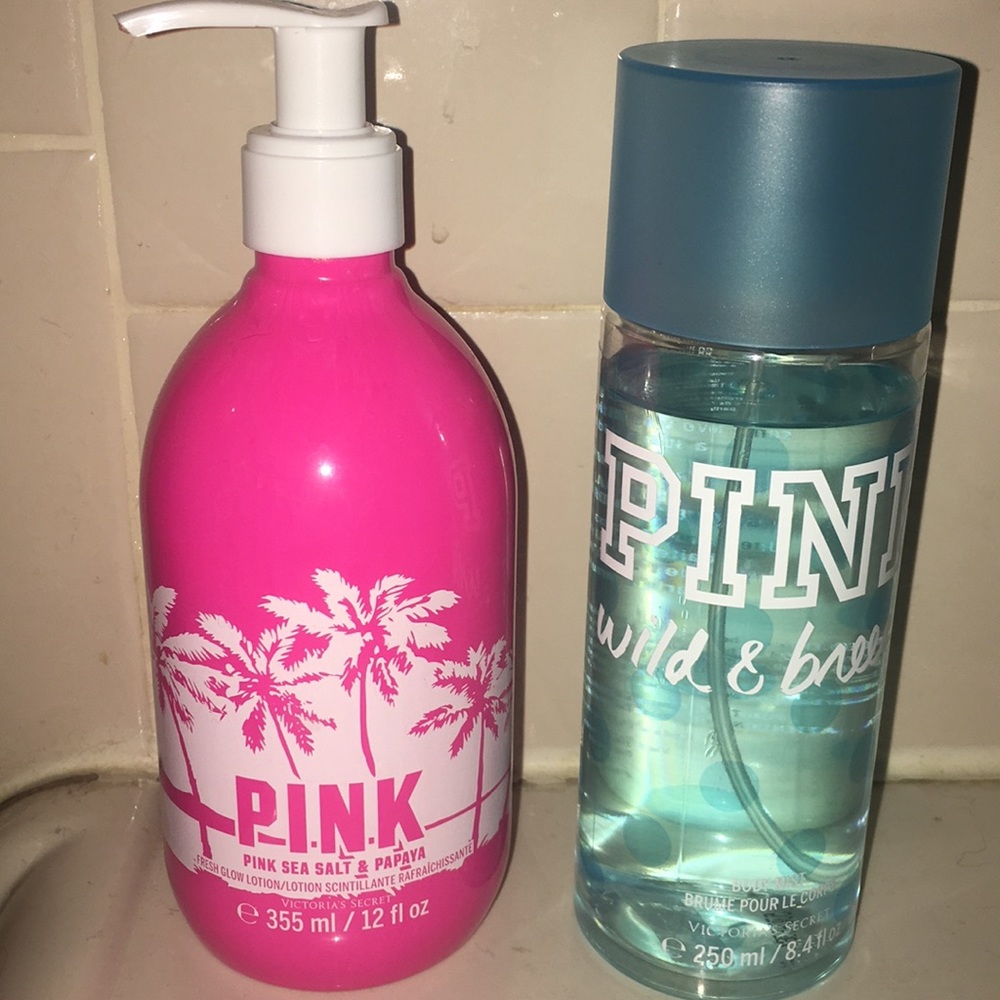 PINK spray & body lotion